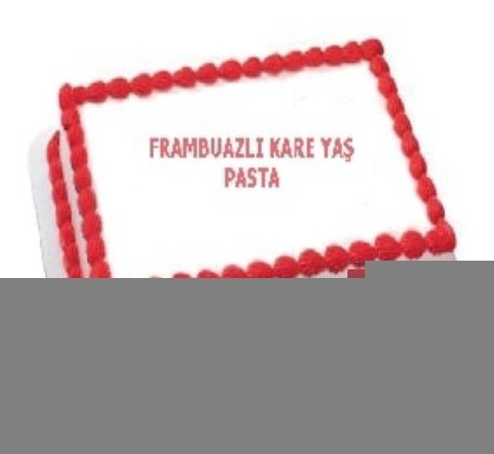 30 Kişilik Frambuazlı Yaş Pasta