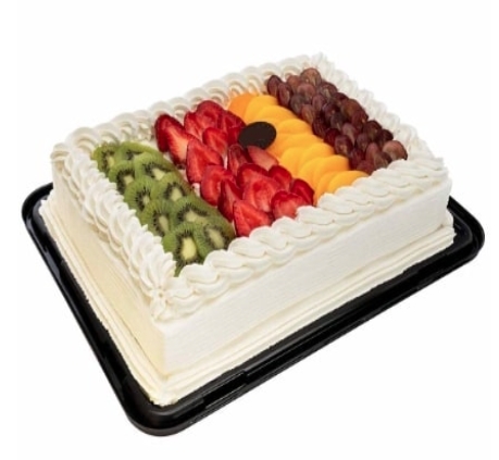 35 Kişilik Kare Dikdörtgen Meyveli Pasta