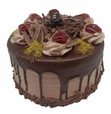 4 ile 6 kişilik çikolatalı yaş pasta