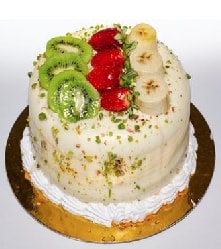 4 ile 6 kişilik meyveli yaş pasta