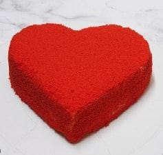 6-9 Kişilik Özel Yapım Kırmızı Kalp Pasta Keyfi