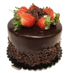 Çikolatalı Yaş Pasta 2-3 Kişilik Gurme Lezzet