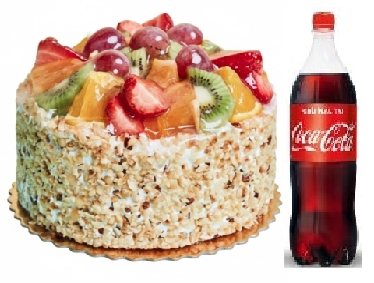 Taze Meyve Katkılı 4-6 Kişilik Yaş Pasta Menüsü